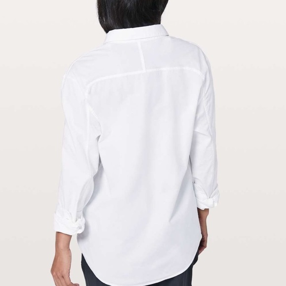 lululemon athletica White Button Down Shirt - Picture 4 of 15